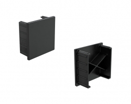 Wellfaserzementdach - Endkappen Montageprofil Steildach