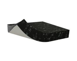 Flat roof with a roof pitch up to 5° maximum - EPDM-Pad Solar