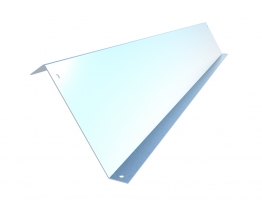 Flat roof with a roof pitch up to 5° maximum - Wind deflector