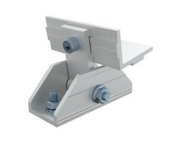 Flat roof with a roof pitch up to 5° maximum - Front joint for module mounting