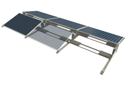 Flat roof with a roof pitch up to 5° maximum - FLD flat roof system