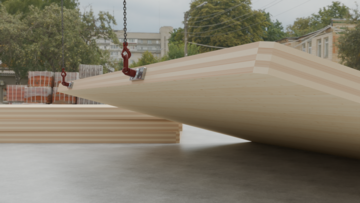 Transport anchor systems for timber construction