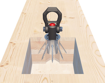 Ball supporting bolt for lifting anchor Mini