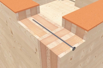 Cross-laminated timber and self-tapping wooden screws: the ideal partners for solid timber construction