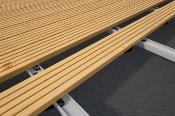 Deck made of WPC, stone or wood?