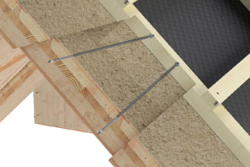 Double-threaded screws for fastening insulation systems