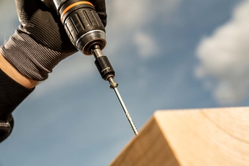 Bauen mit Holz: die richtigen Schrauben für starke Verbindungen!